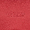 エルメス HERMES ビルクリップ ピンク×レッド スイフト マネークリップ バイカラー