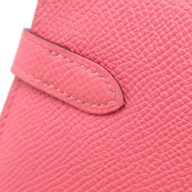 エルメス HERMES ケリーウォレット ロング ローズアザレ ヴォーエプソン 長財布 ゴールド金具