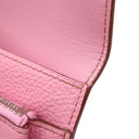 エルメス HERMES ドゴン コンパクト ピンク トゴ 二つ折り財布 シルバー金具