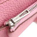 エルメス HERMES ドゴン コンパクト ピンク トゴ 二つ折り財布 シルバー金具