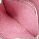 エルメス HERMES ドゴン コンパクト ピンク トゴ 二つ折り財布 シルバー金具