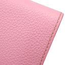 エルメス HERMES ドゴン コンパクト ピンク トゴ 二つ折り財布 シルバー金具