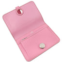 エルメス HERMES ドゴン コンパクト ピンク トゴ 二つ折り財布 シルバー金具