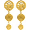 エルメス HERMES セリエ 3連 ゴールド GP イヤリング 丸型 ラウンド 3P