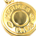 エルメス HERMES セリエ 3連 ゴールド GP イヤリング 丸型 ラウンド 3P