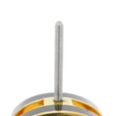 エルメス HERMES ポップアッシュ Hピアス ブラックXゴールド GP エナメル ピアス H型