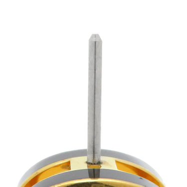 エルメス HERMES ポップアッシュ Hピアス ブラックXゴールド GP エナメル ピアス H型