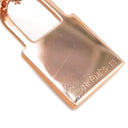 エルメス HERMES オーケリー ペンダント ブラックXローズゴールド GP ヴォースイフト ネックレス ピンクゴールド カデナ 黒