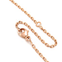 エルメス HERMES オーケリー ペンダント ブラックXローズゴールド GP ヴォースイフト ネックレス ピンクゴールド カデナ 黒