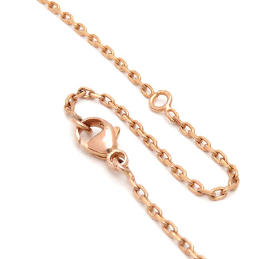 エルメス HERMES オーケリー ペンダント ブラックXローズゴールド GP ヴォースイフト ネックレス ピンクゴールド カデナ 黒