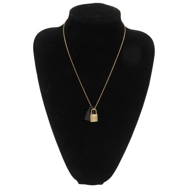 エルメス HERMES オーケリー ペンダント ブラックXローズゴールド GP ヴォースイフト ネックレス ピンクゴールド カデナ 黒