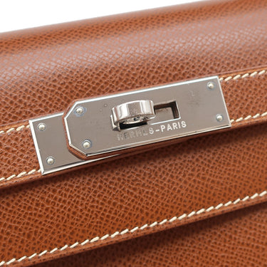エルメス HERMES ケリー32 外縫い ノアゼット クシュベル 2WAYバッグ シルバー金具 ノアゼット 茶 ショルダー