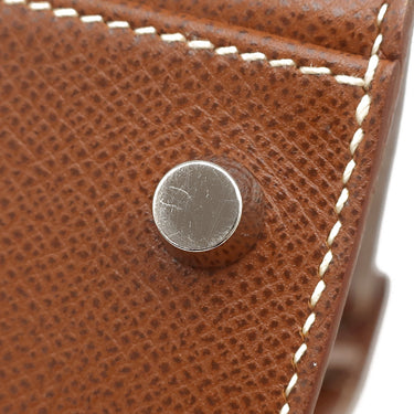 エルメス HERMES ケリー32 外縫い ノアゼット クシュベル 2WAYバッグ シルバー金具 ノアゼット 茶 ショルダー
