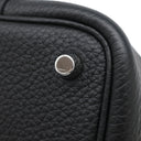 エルメス HERMES ピコタンロックPM ブラック トリヨンクレマンス ハンドバッグ シルバー金具 黒