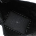 エルメス HERMES ピコタンロックPM ブラック トリヨンクレマンス ハンドバッグ シルバー金具 黒