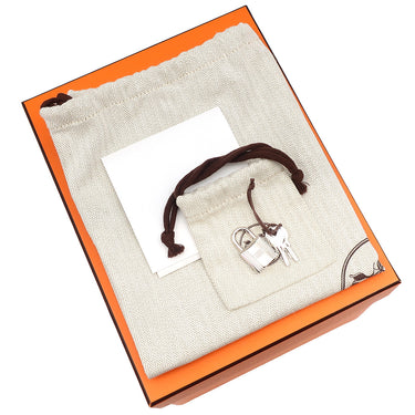 エルメス HERMES ピコタンロックPM ブラック トリヨンクレマンス ハンドバッグ シルバー金具 黒