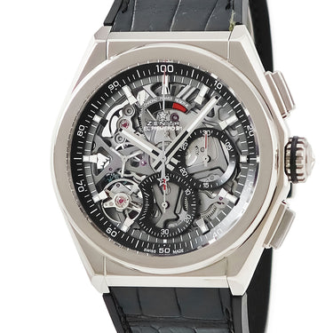 腕時計 ゼニス ZENITH デファイ エル プリメロ21 YOSHIDA SPECIAL EDITION 65.9000.9004/78.R582 自動巻き メンズ OH済 K18WG 限定18