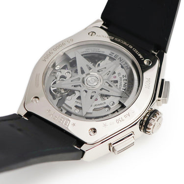 腕時計 ゼニス ZENITH デファイ エル プリメロ21 YOSHIDA SPECIAL EDITION 65.9000.9004/78.R582 自動巻き メンズ OH済 K18WG 限定18