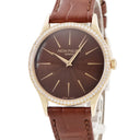 腕時計 パテックフィリップ PATEK PHILIPPE カラトラバ 4897R-001 手巻き レディース OH済 K18RG無垢 純正ダイヤ チョコレートブラウン