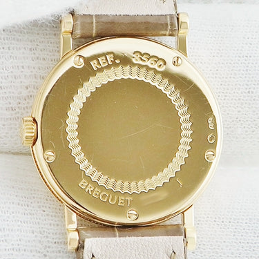 腕時計 ブレゲ BREGUET クラシック エクストラスリム 8560BA/11/942 手巻き レディース OH済 K18YG無垢 ローマン ブレゲ針