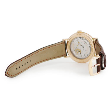 腕時計 ブレゲ BREGUET クラシック パワーリザーブ 5277BR/12/9V6 手巻き メンズ K18RG無垢 スモールセコンド シースルーバック