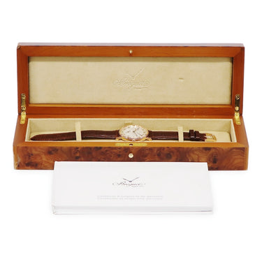 腕時計 ブレゲ BREGUET クラシック パワーリザーブ 5277BR/12/9V6 手巻き メンズ K18RG無垢 スモールセコンド シースルーバック