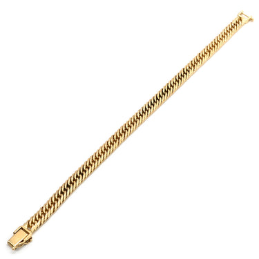 喜平 KIHEI K18 18金 18.7cm 19.8g 8面 トリプル イエローゴールド K18YG ブレスレット 造幣局検定マーク ショッピングローン対応していません