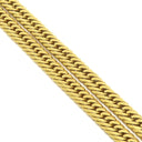 喜平 KIHEI K18 18金 50.7cm 30.7g 12面 トリプル イエローゴールド K18YG ネックレス 造幣局検定マーク ※ショッピングローン対応していません