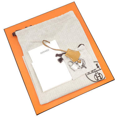 エルメス HERMES バーキン25 ナチュラルサブレ トゴ ハンドバッグ シルバー金具 茶