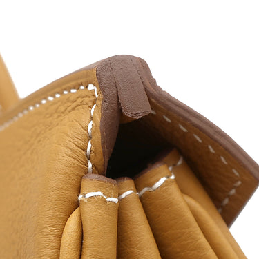 エルメス HERMES バーキン25 ナチュラルサブレ トゴ ハンドバッグ シルバー金具 茶