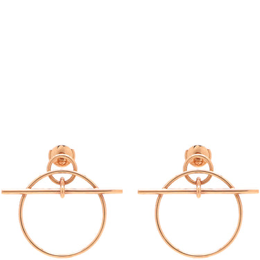 エルメス HERMES エシャペ PM H105117B 00 ピンクゴールド K18PG ピアス ピンクゴールド 両耳用