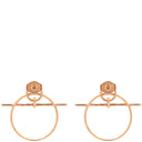 エルメス HERMES エシャペ PM H105117B 00 ピンクゴールド K18PG ピアス ピンクゴールド 両耳用