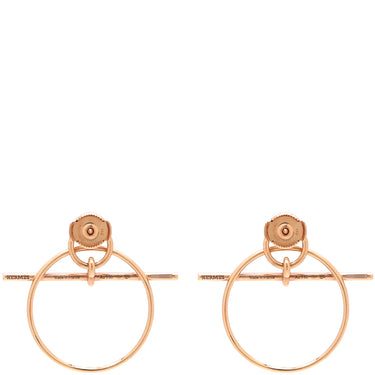 エルメス HERMES エシャペ PM H105117B 00 ピンクゴールド K18PG ピアス ピンクゴールド 両耳用