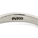 ノンブランド NON BRAND ダイヤ 立爪リング プラチナシルバー Pt850 ダイヤモンド リング 指輪 1P 10.5号