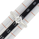 ノンブランド NON BRAND ダイヤ 立爪リング プラチナシルバー Pt850 ダイヤモンド リング 指輪 1P 10.5号