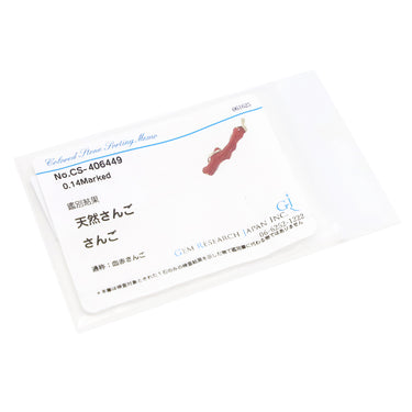 ノンブランド NON BRAND 珊瑚 ダイヤ イエローゴールド K18YG ダイヤモンド 珊瑚 ペンダントトップ 赤 血赤サンゴ