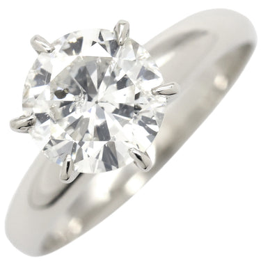 ノンブランド NON BRAND ダイヤ 立爪リング プラチナシルバー Pt ダイヤモンド リング 指輪 1P PM 12.5号