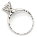 ノンブランド NON BRAND ダイヤ 立爪リング プラチナシルバー Pt ダイヤモンド リング 指輪 1P PM 12.5号