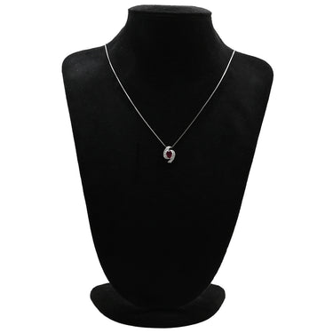 ノンブランド NON BRAND ルビー ダイヤ プラチナシルバー Pt900 ルビー ダイヤモンド ペンダントトップ 赤 レッド ビルマ産