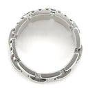 カシケイ KASHIKEY ホワイトゴールド K18WG ブラウンダイヤモンド リング 指輪 18K WG 18金 Au750 幅広 梨地 ブラウンダイヤ 14号