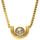 ノンブランド NON BRAND ダイヤペンダント イエローゴールド K18YG ダイヤモンド ネックレス 750 18K