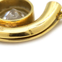 ノンブランド NON BRAND ダイヤペンダント イエローゴールド K18YG ダイヤモンド ネックレス 750 18K