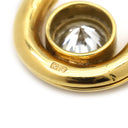 ノンブランド NON BRAND ダイヤペンダント イエローゴールド K18YG ダイヤモンド ネックレス 750 18K