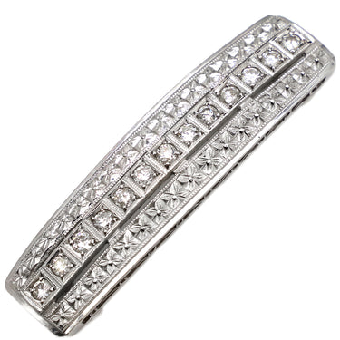 ノンブランド NON BRAND 帯どめ ダイヤ プラチナシルバー Pt900 ダイヤモンド アクセサリー Pm900