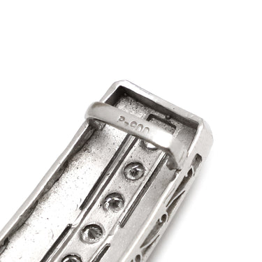 ノンブランド NON BRAND 帯どめ ダイヤ プラチナシルバー Pt900 ダイヤモンド アクセサリー Pm900