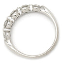 ノンブランド NON BRAND ダイヤリング プラチナシルバー Pt900 ダイヤモンド リング 指輪 一文字 5P 11号