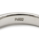 ノンブランド NON BRAND ダイヤリング プラチナシルバー Pt900 ダイヤモンド リング 指輪 一文字 5P 11号