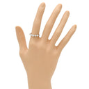 ノンブランド NON BRAND ダイヤリング プラチナシルバー Pt900 ダイヤモンド リング 指輪 一文字 5P 11号