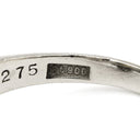 ノンブランド NON BRAND イエローサファイア ダイヤリング プラチナシルバー Pt900 サファイア リング 指輪 黄 イエロー 15号