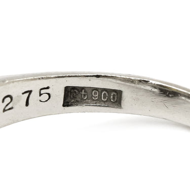 ノンブランド NON BRAND イエローサファイア ダイヤリング プラチナシルバー Pt900 サファイア リング 指輪 黄 イエロー 15号